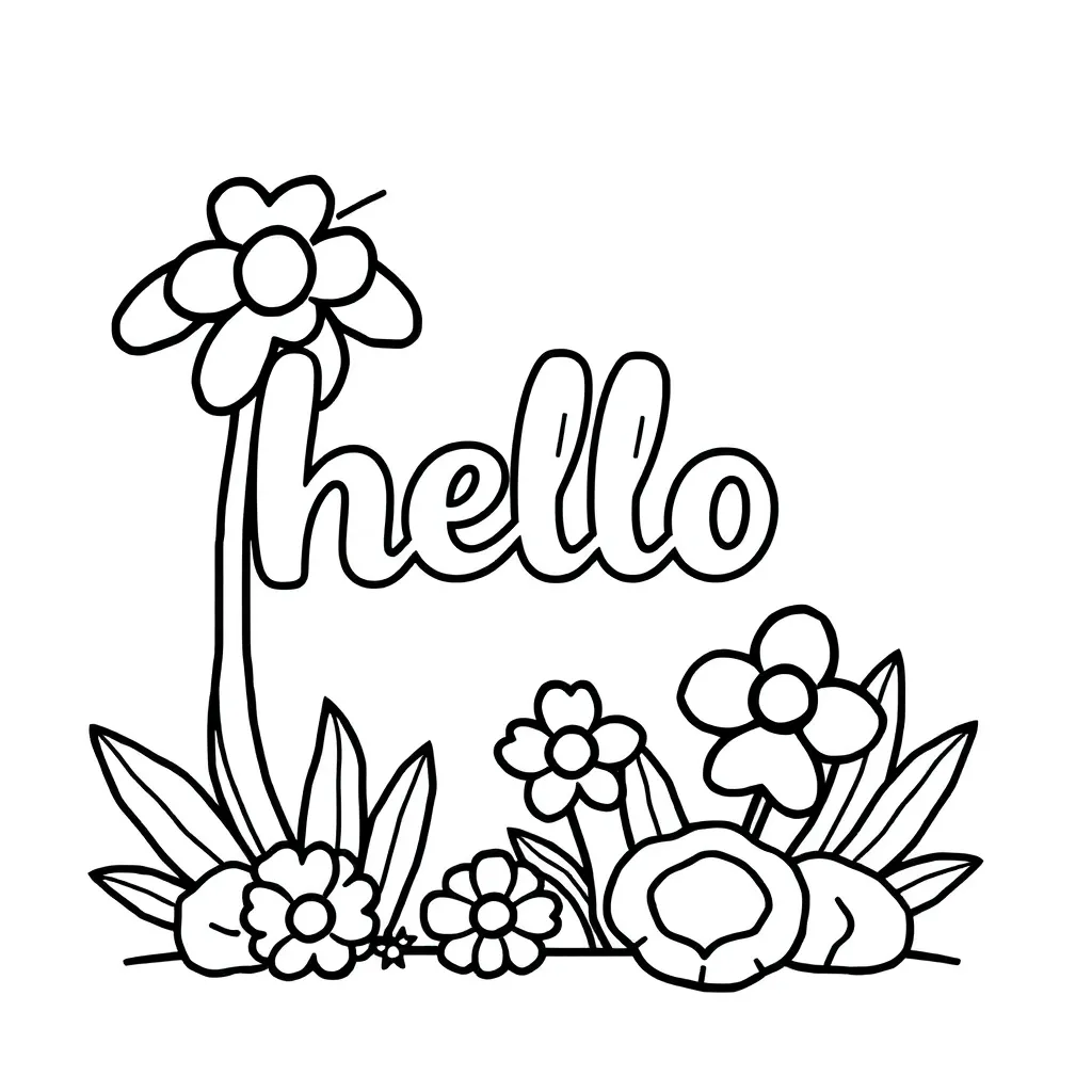 Childrens coloring page