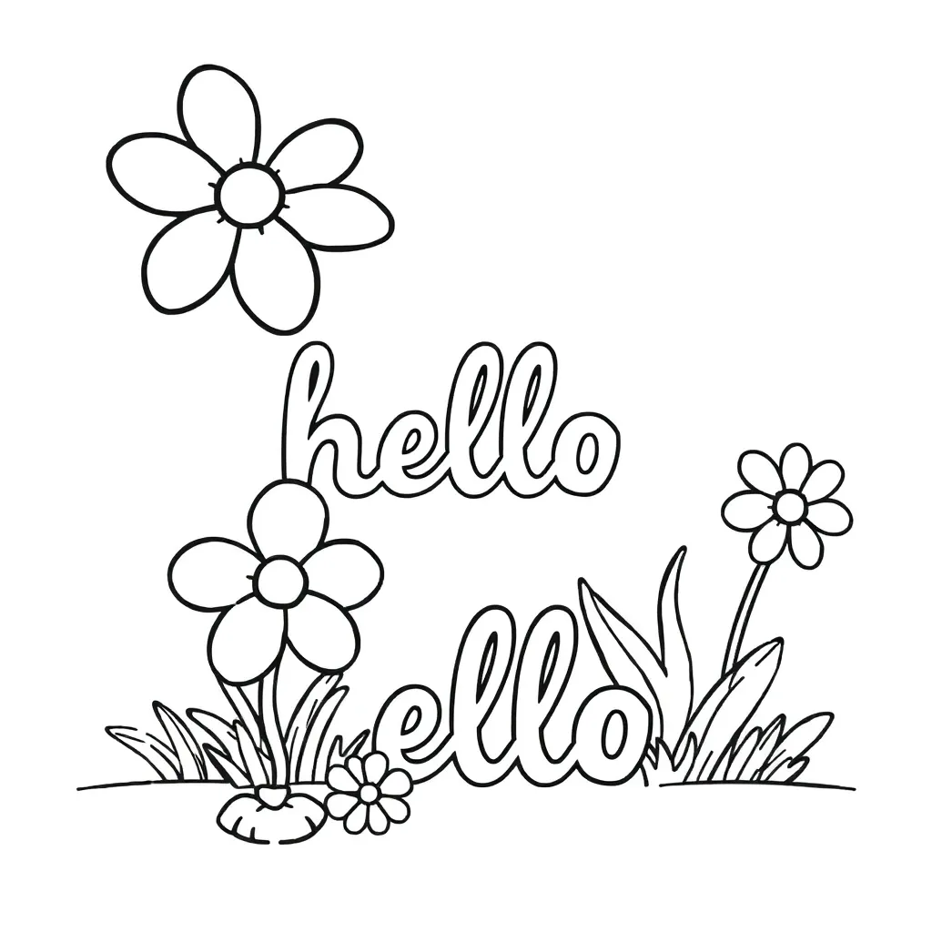 Childrens coloring page