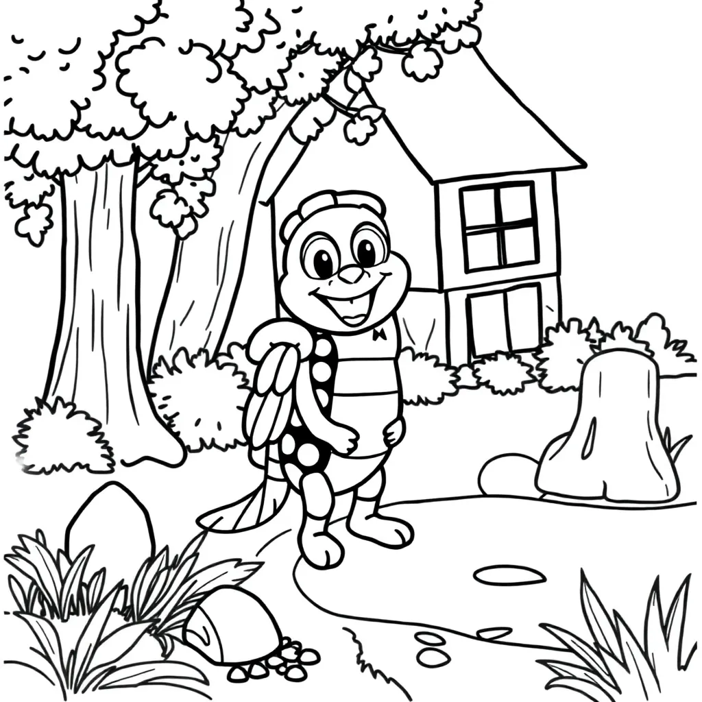 Childrens coloring page
