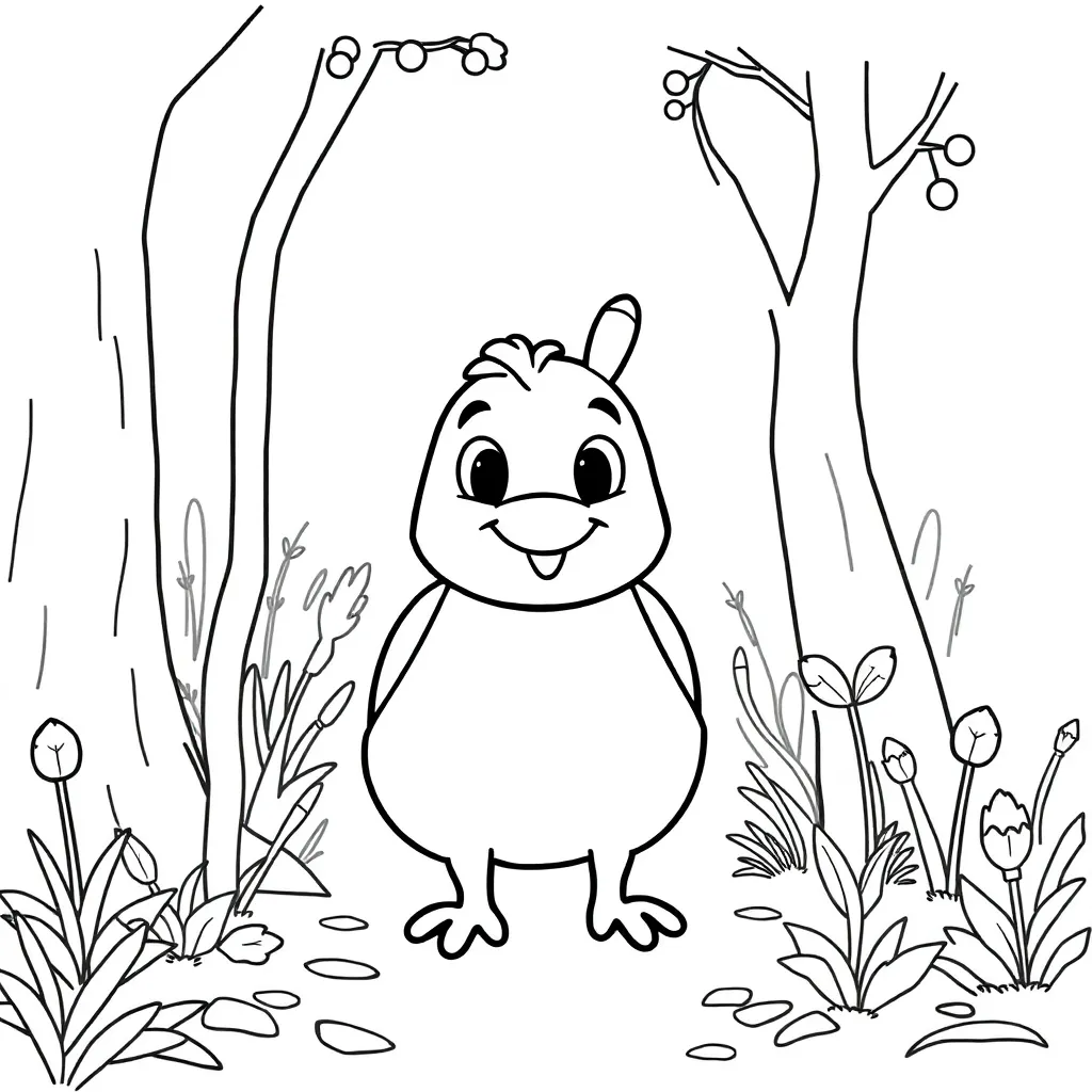 Childrens coloring page