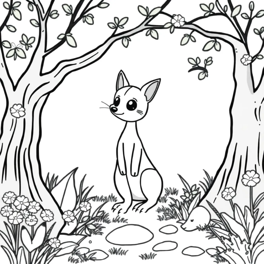 Childrens coloring page