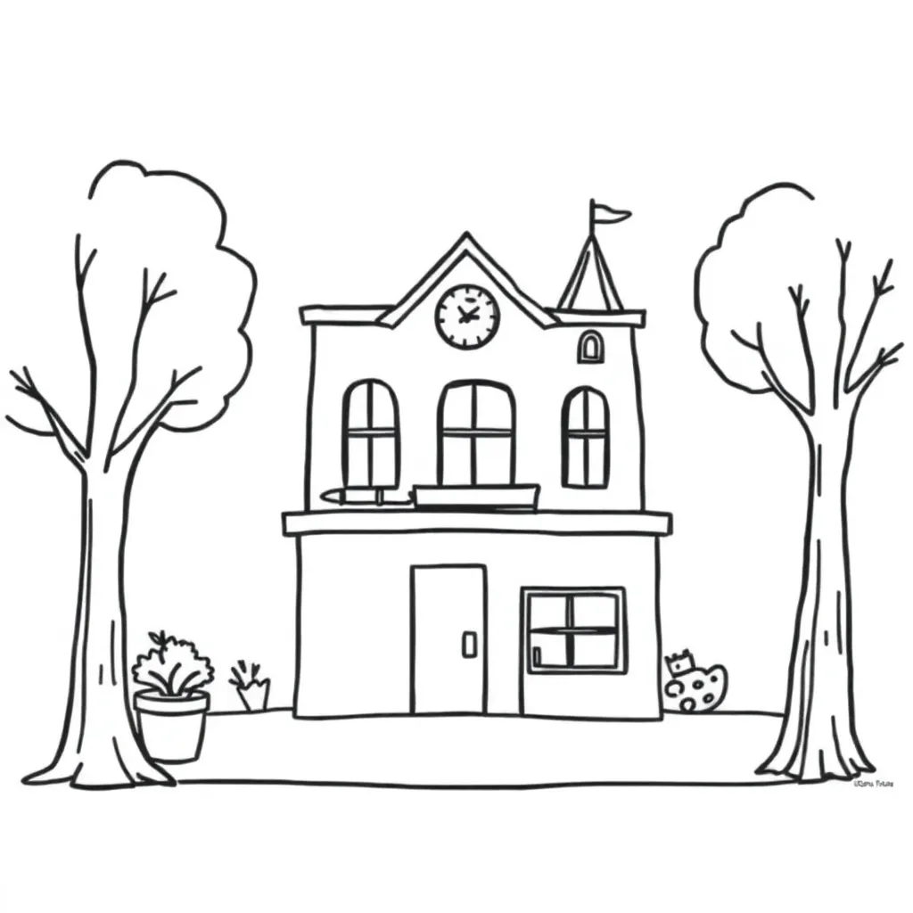 Childrens coloring page