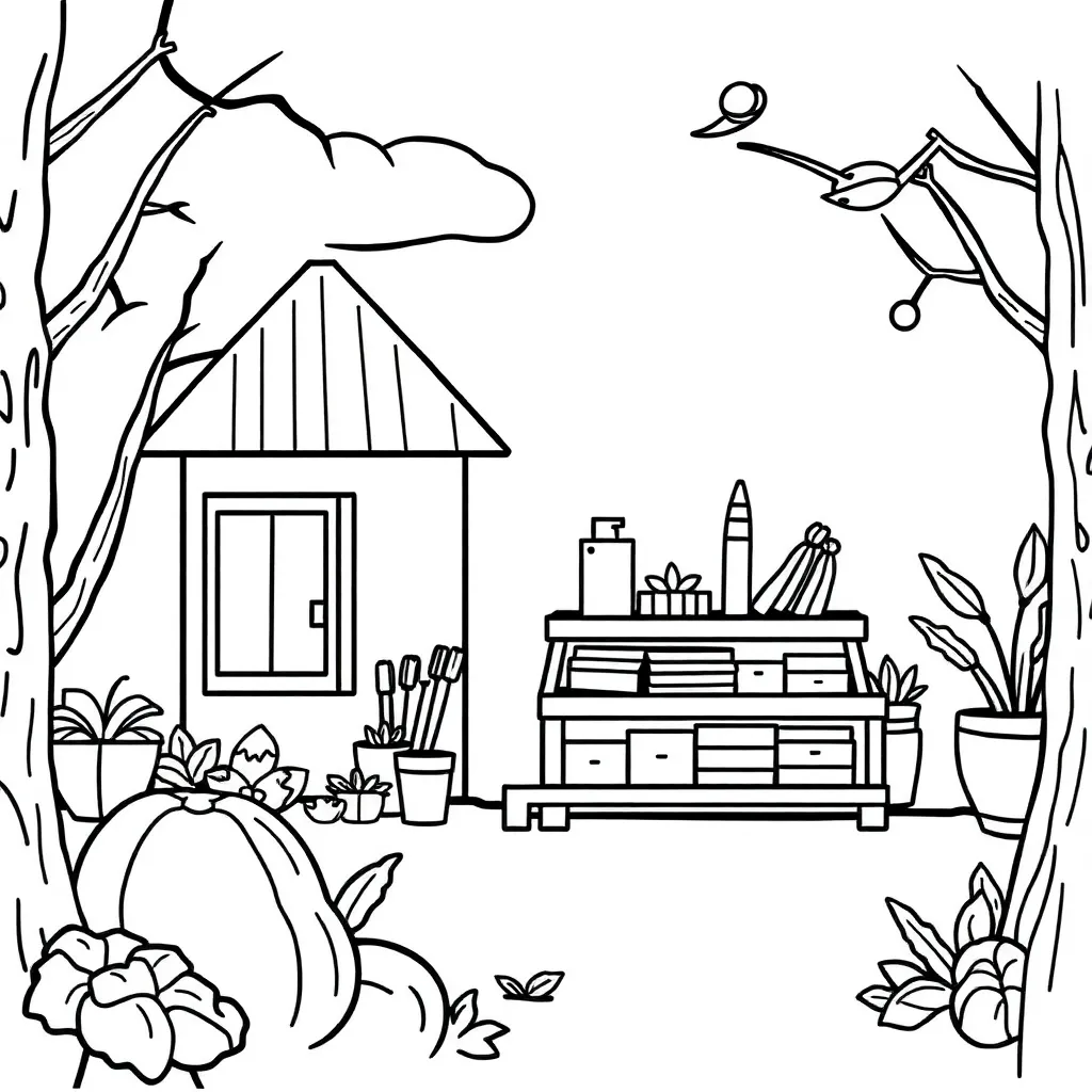 Childrens coloring page