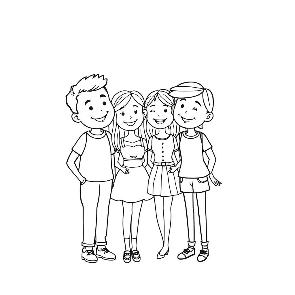 Childrens coloring page