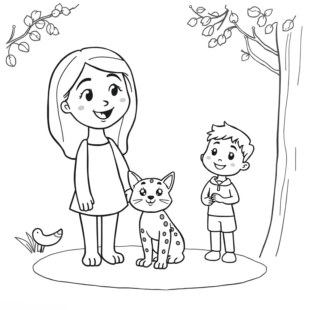 Childrens coloring page
