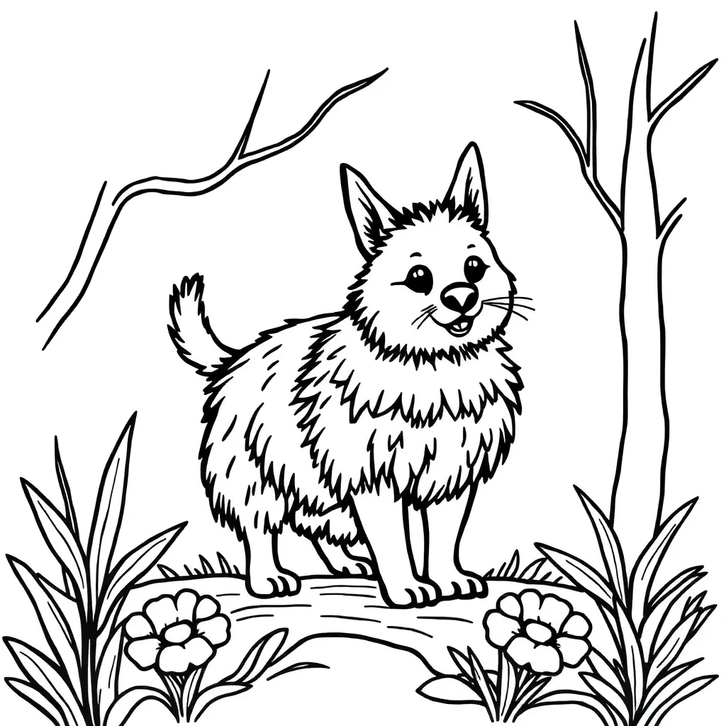 Childrens coloring page