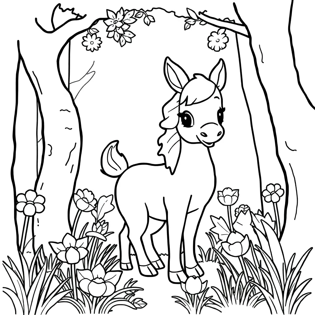Childrens coloring page