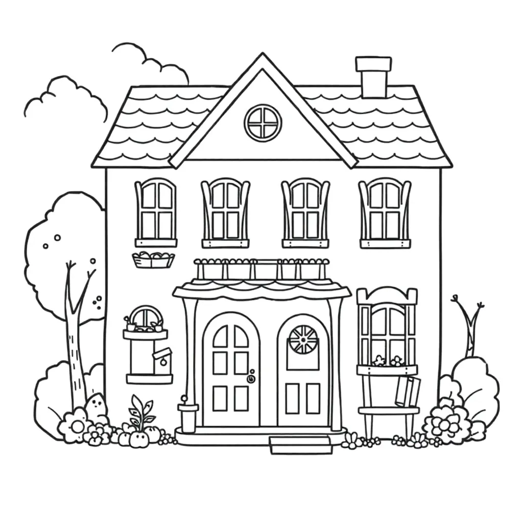 Childrens coloring page