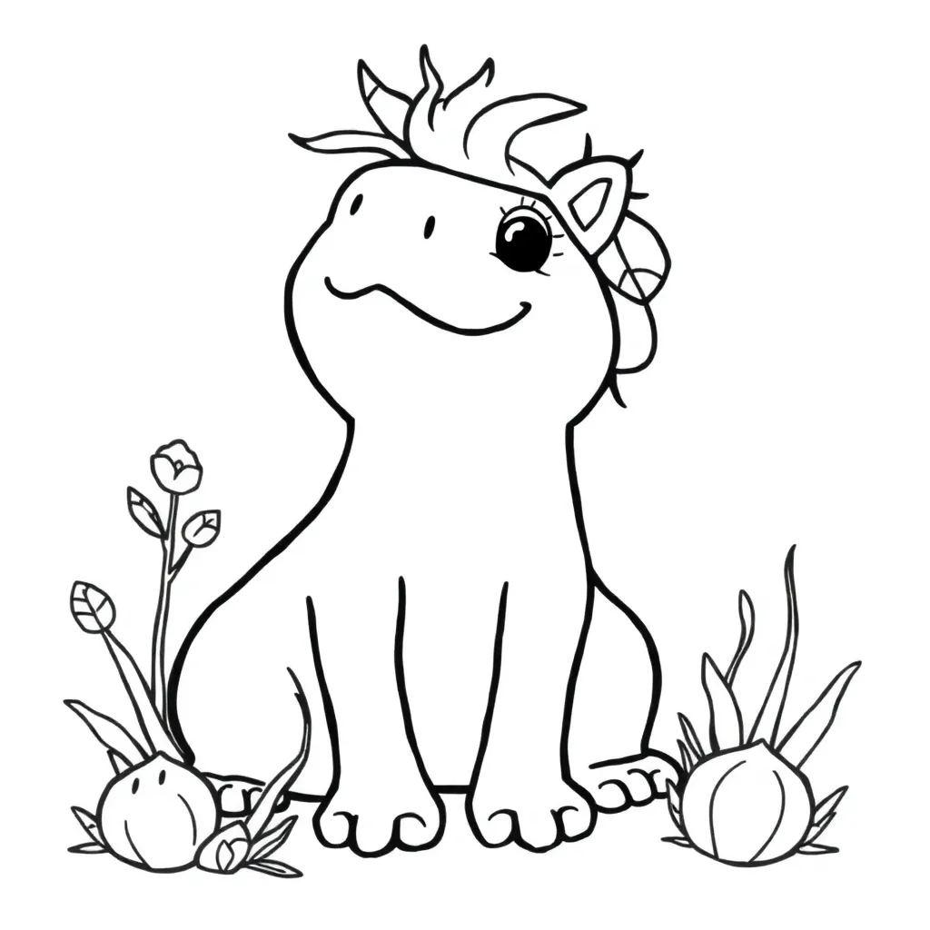 Childrens coloring page