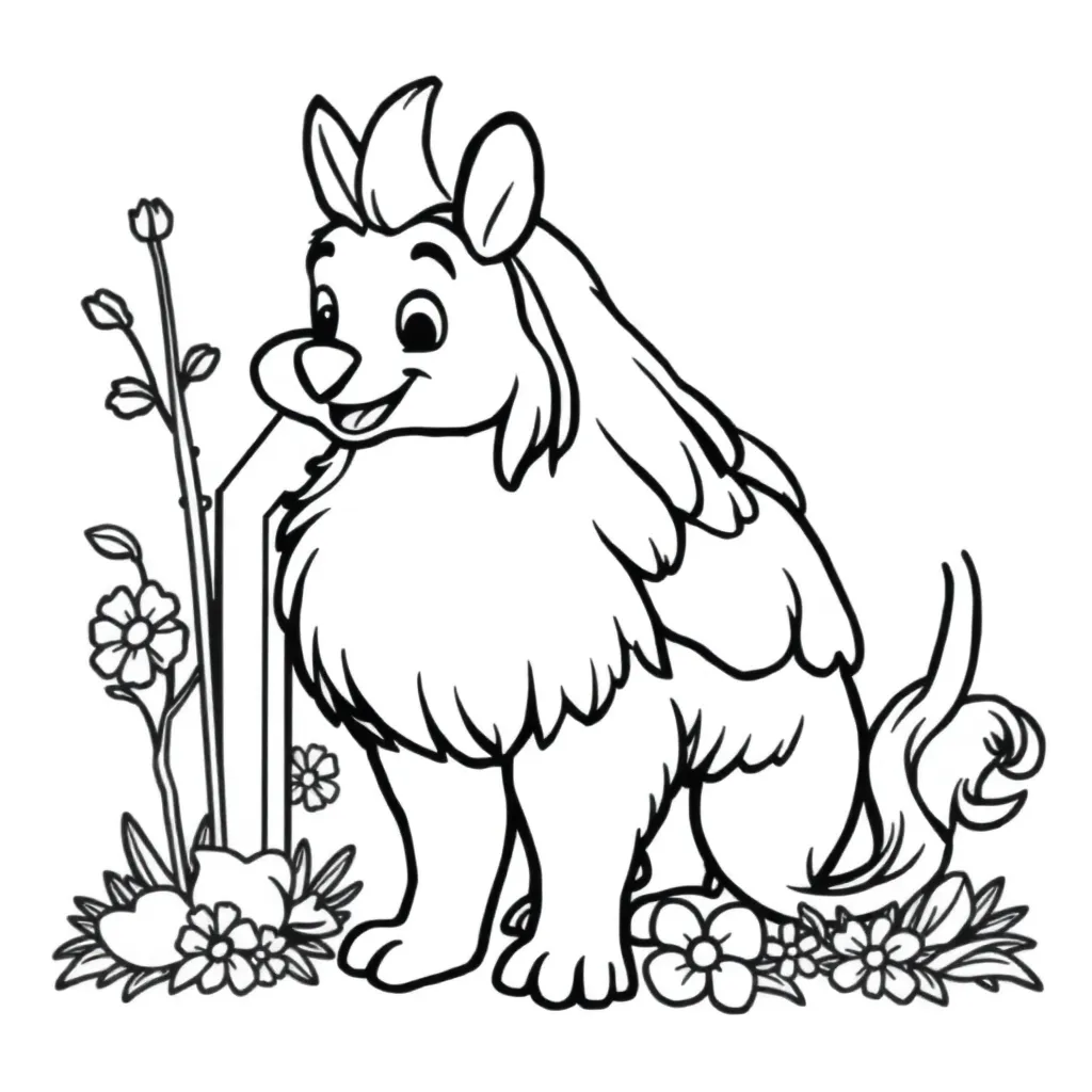 Childrens coloring page