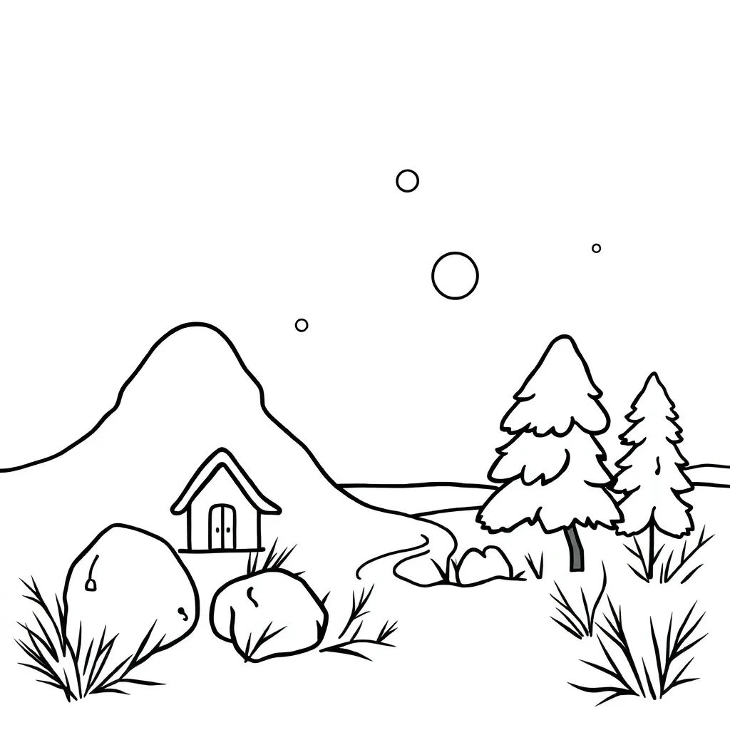 Childrens coloring page