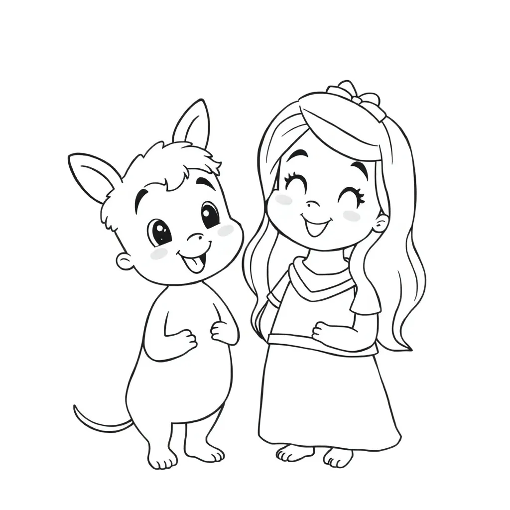 Childrens coloring page