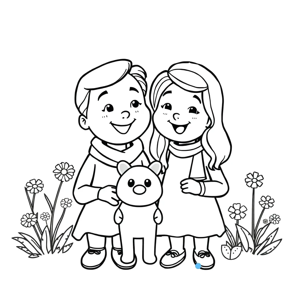 Childrens coloring page
