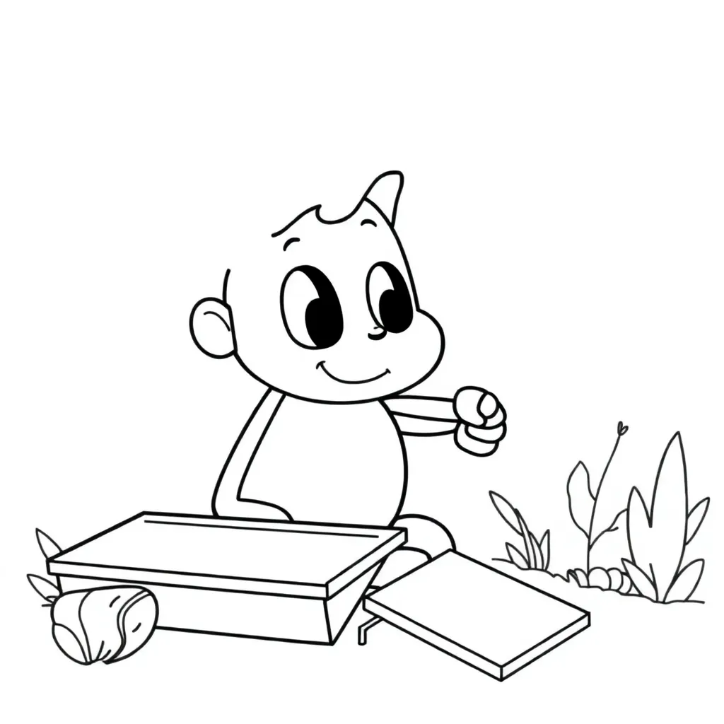 Childrens coloring page