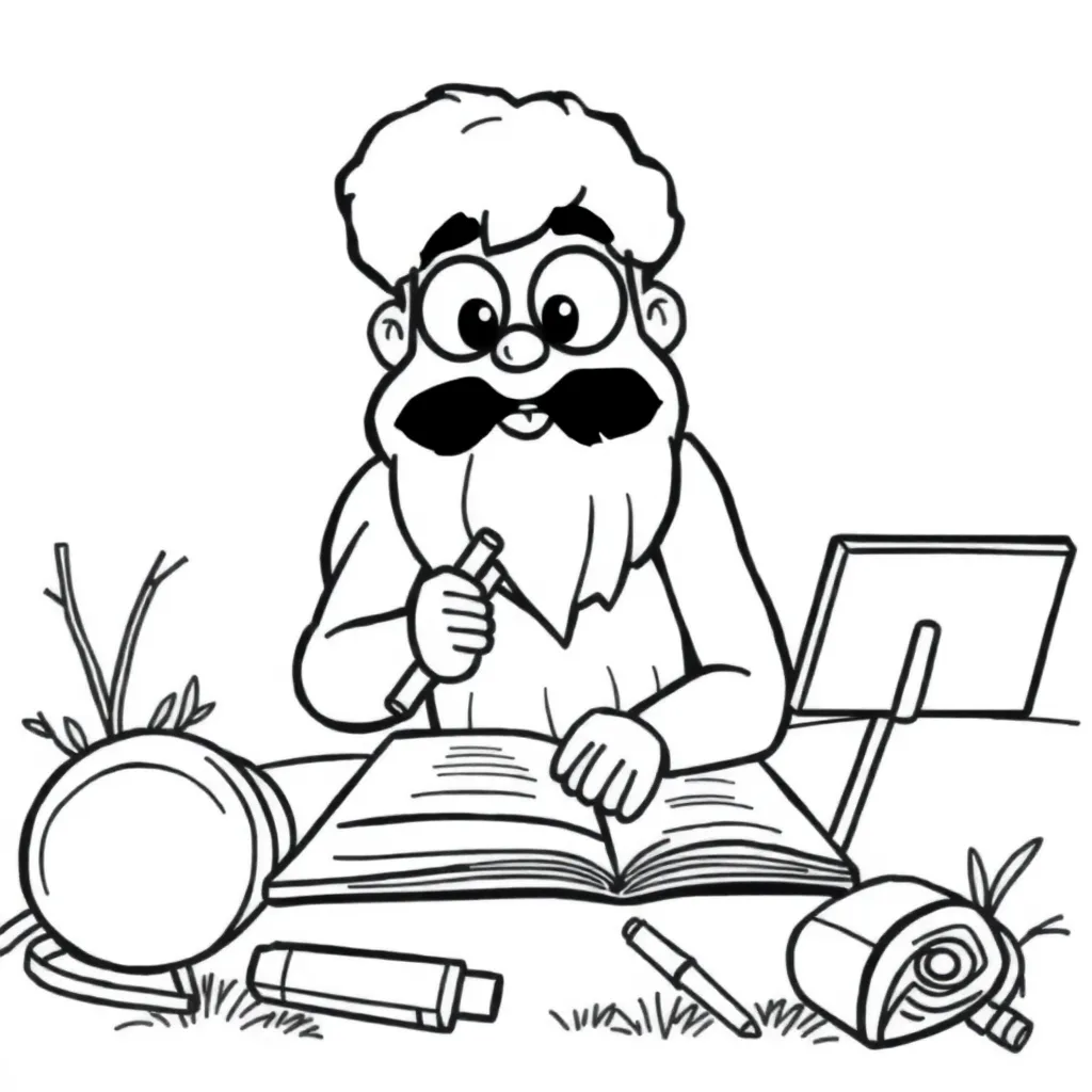 Childrens coloring page