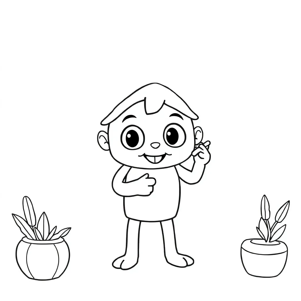 Childrens coloring page
