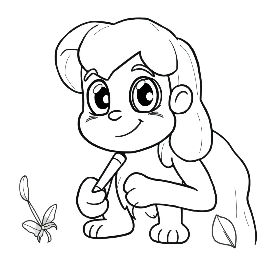 Childrens coloring page