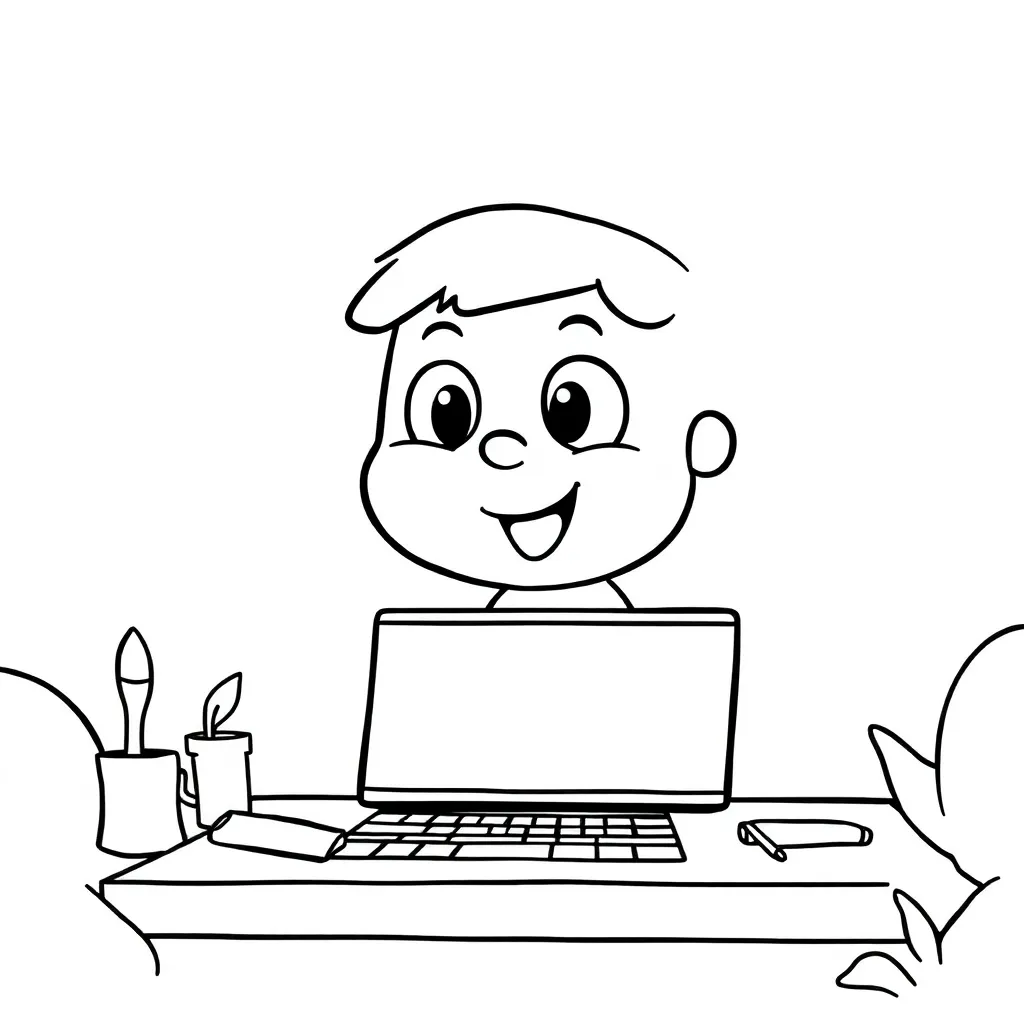 Childrens coloring page