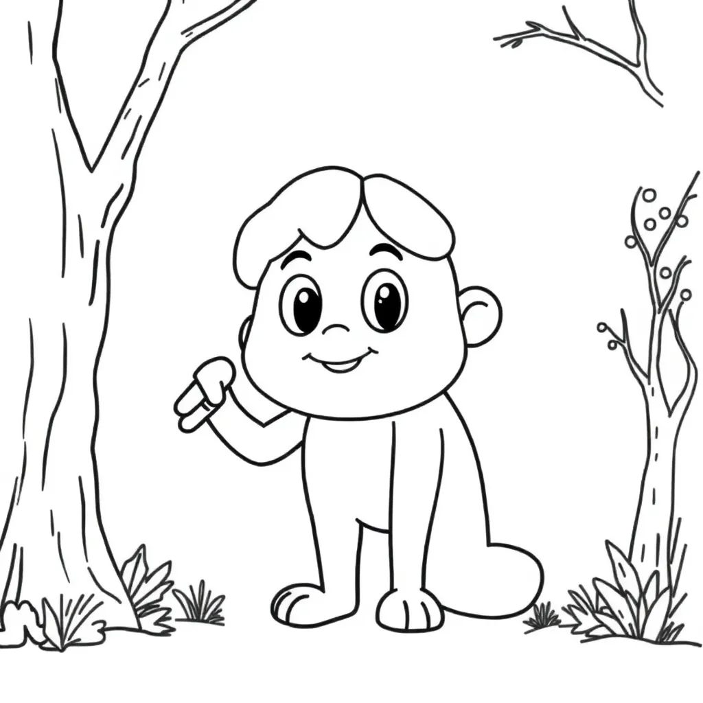 Childrens coloring page