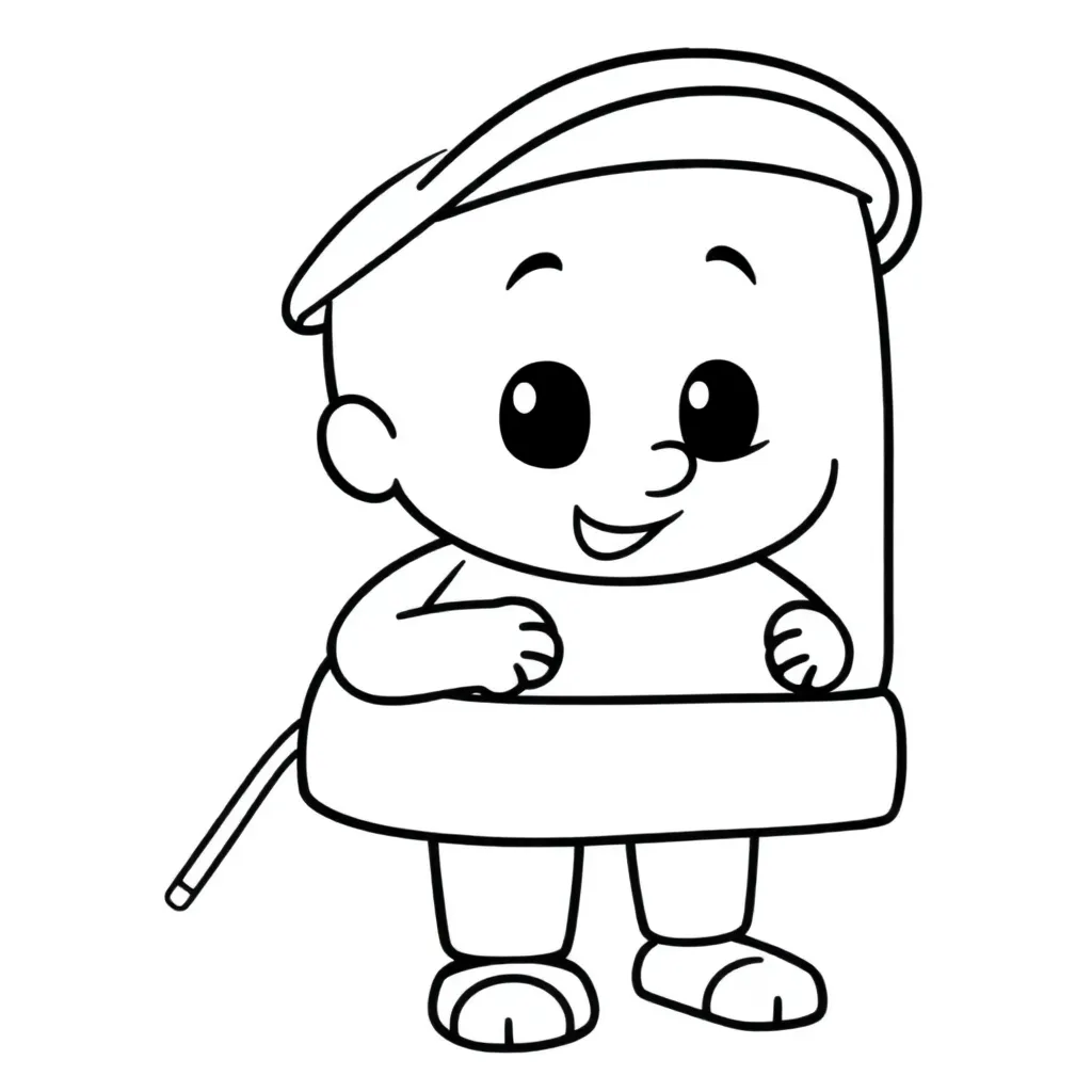 Childrens coloring page