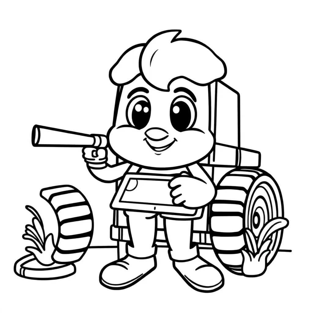 Childrens coloring page