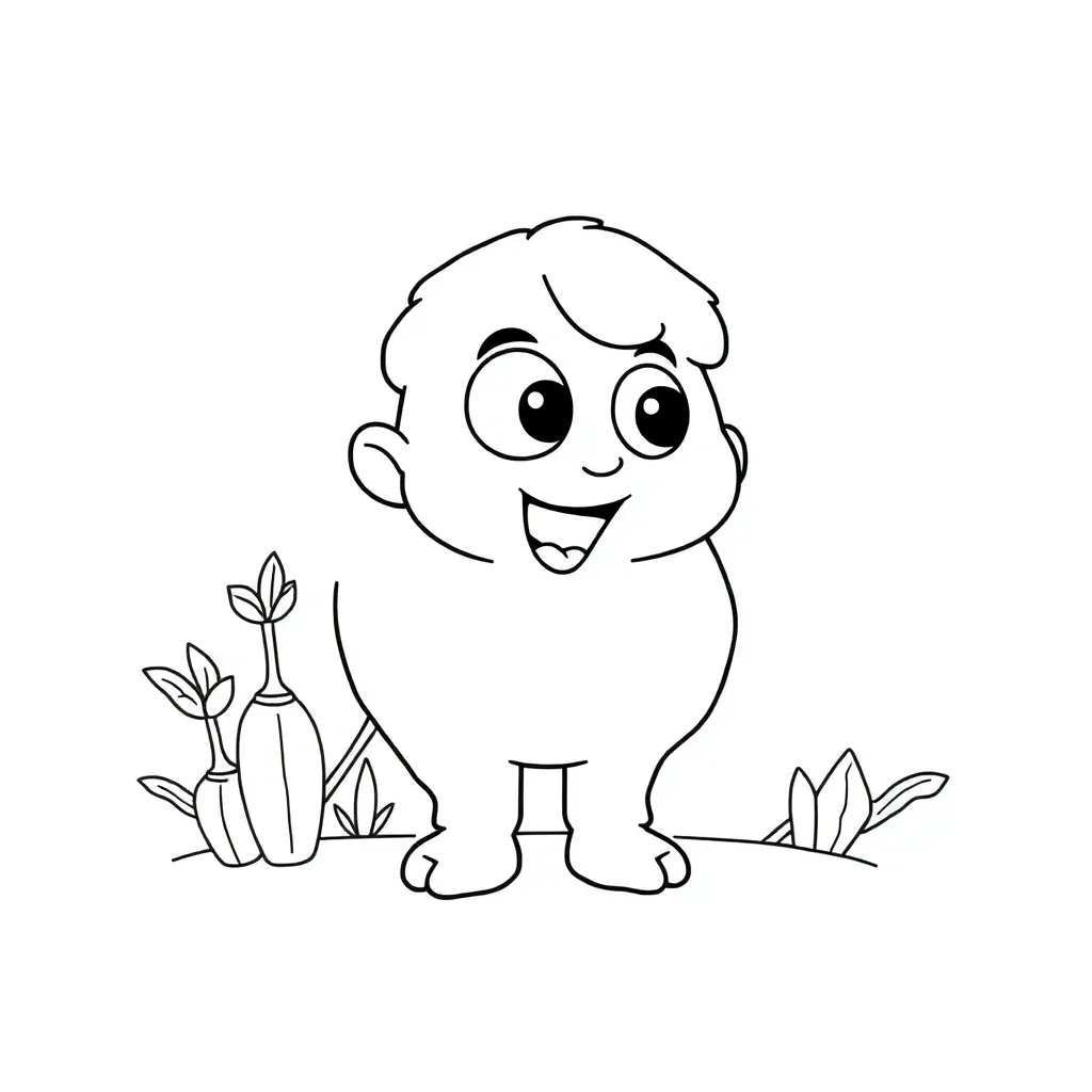 Childrens coloring page