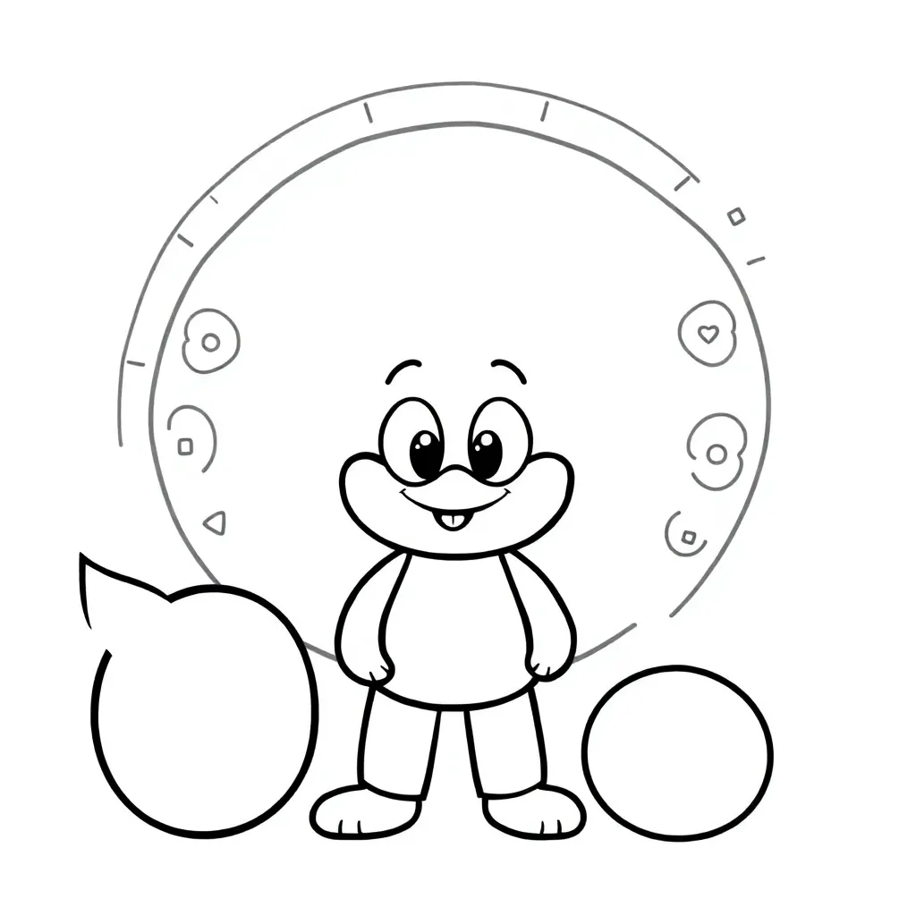 Childrens coloring page