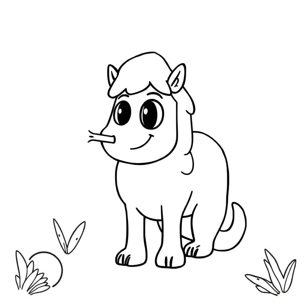 Childrens coloring page