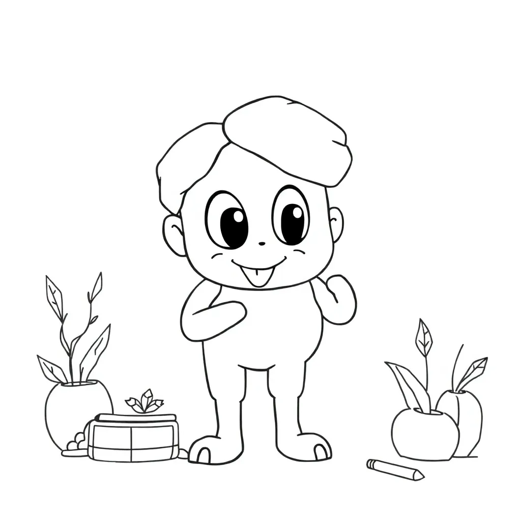 Childrens coloring page