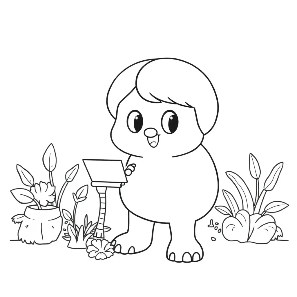 Childrens coloring page