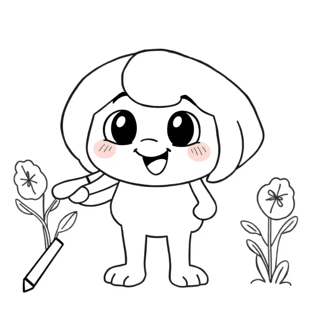 Childrens coloring page