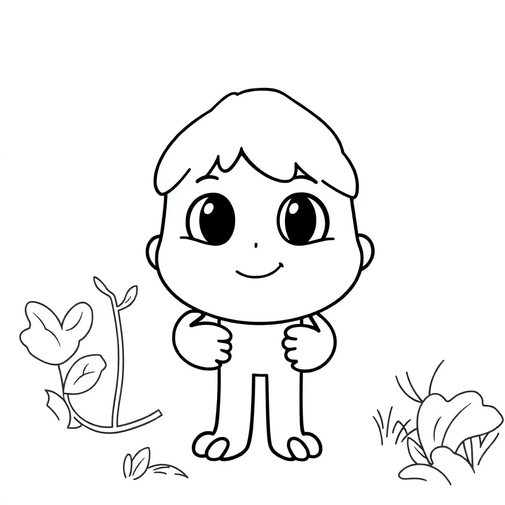 Childrens coloring page