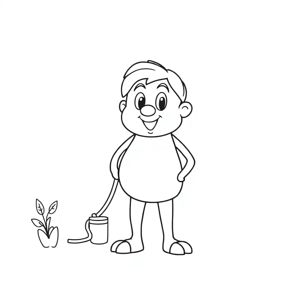 Childrens coloring page