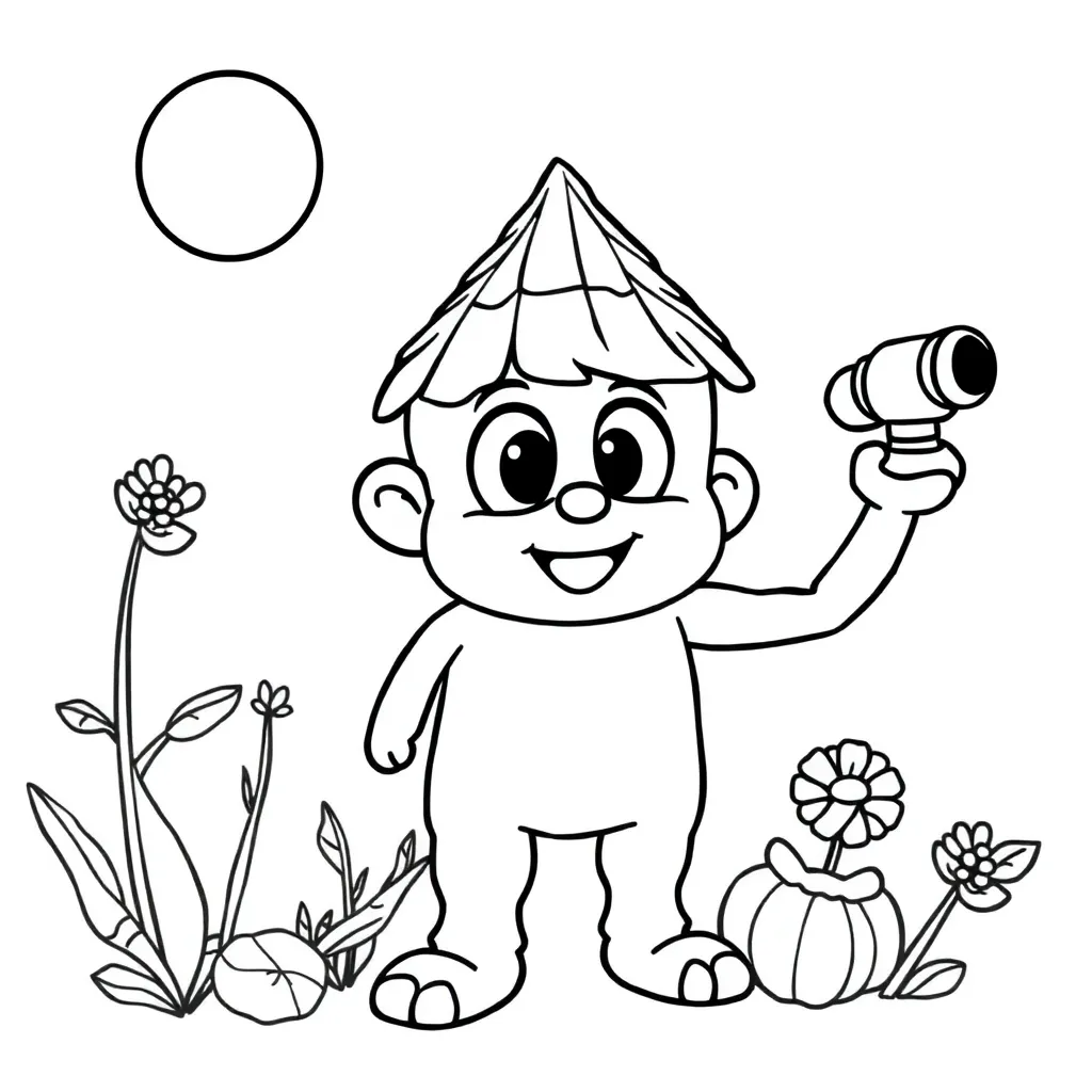 Childrens coloring page
