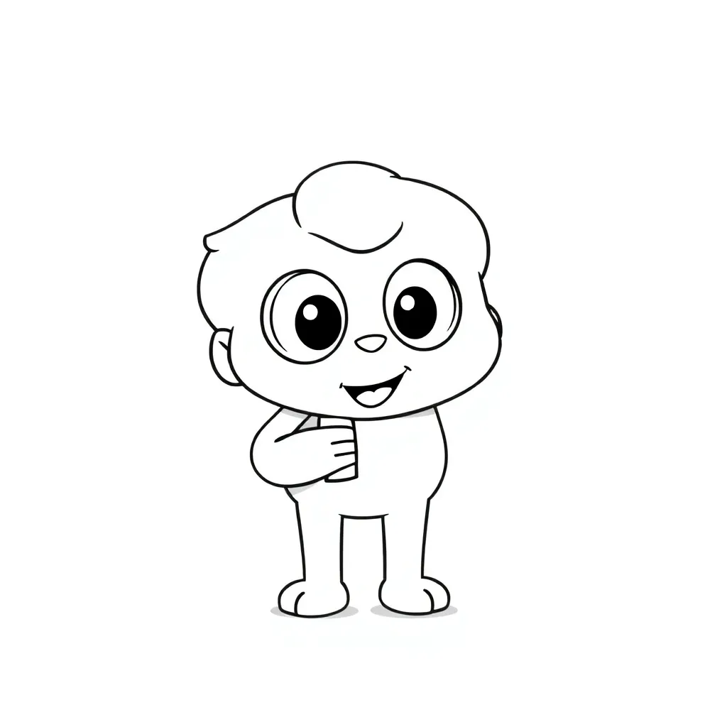 Childrens coloring page