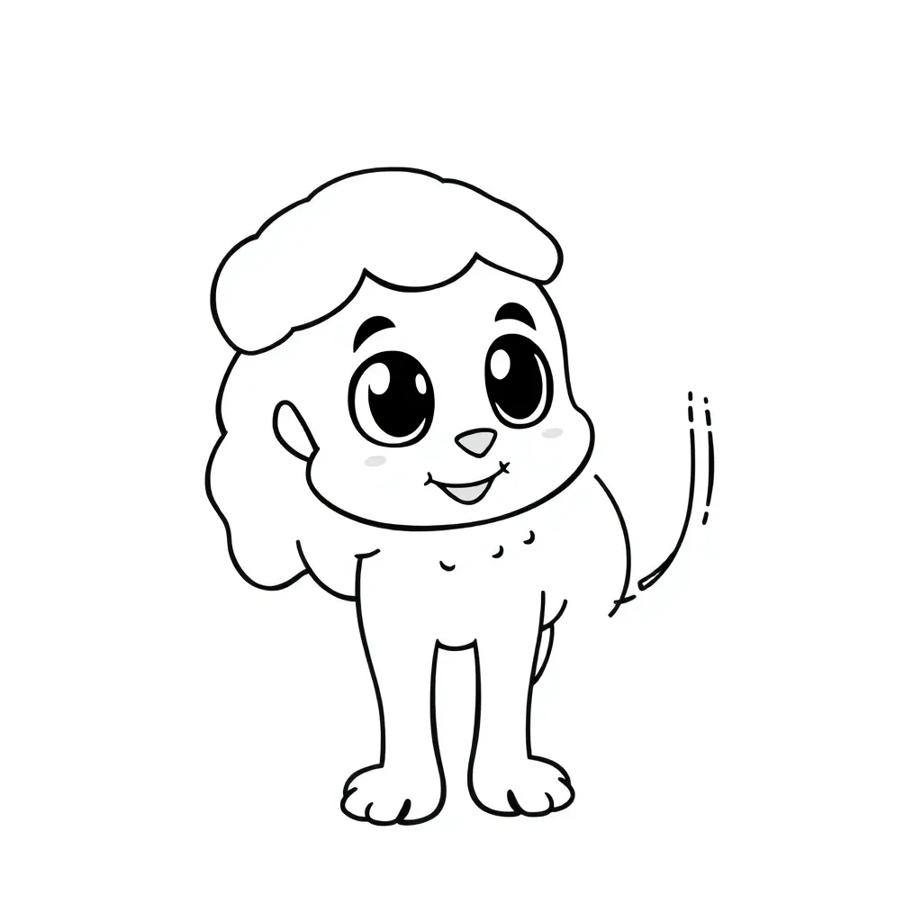 Childrens coloring page