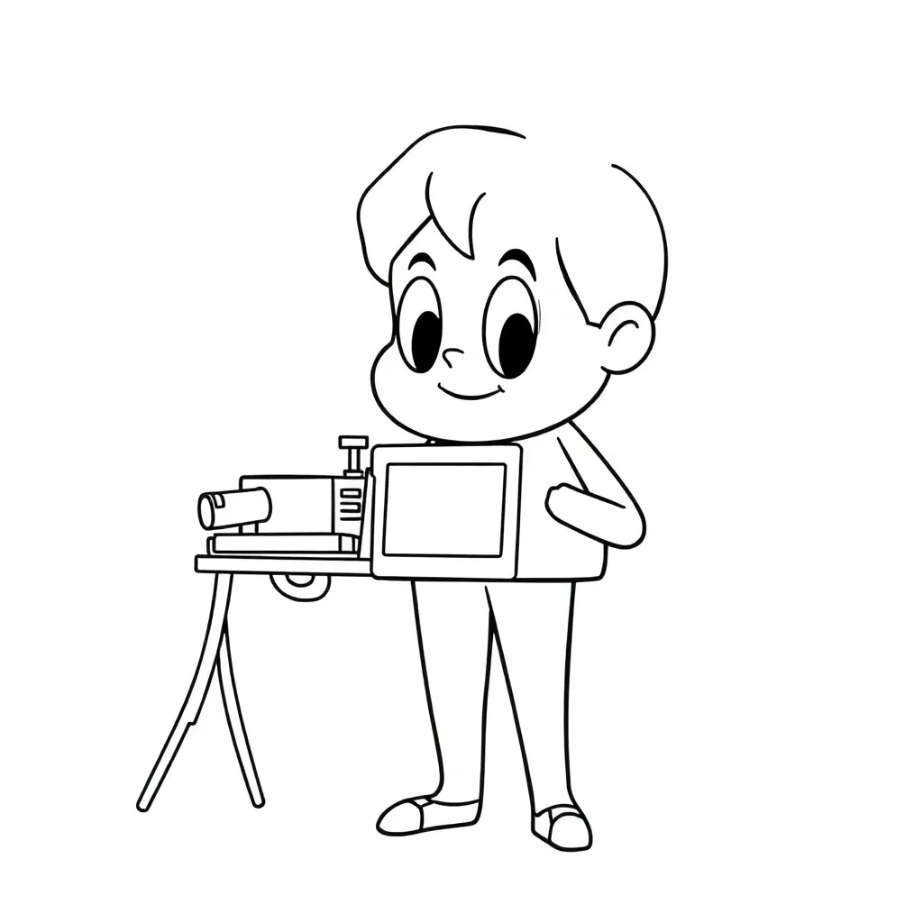 Childrens coloring page