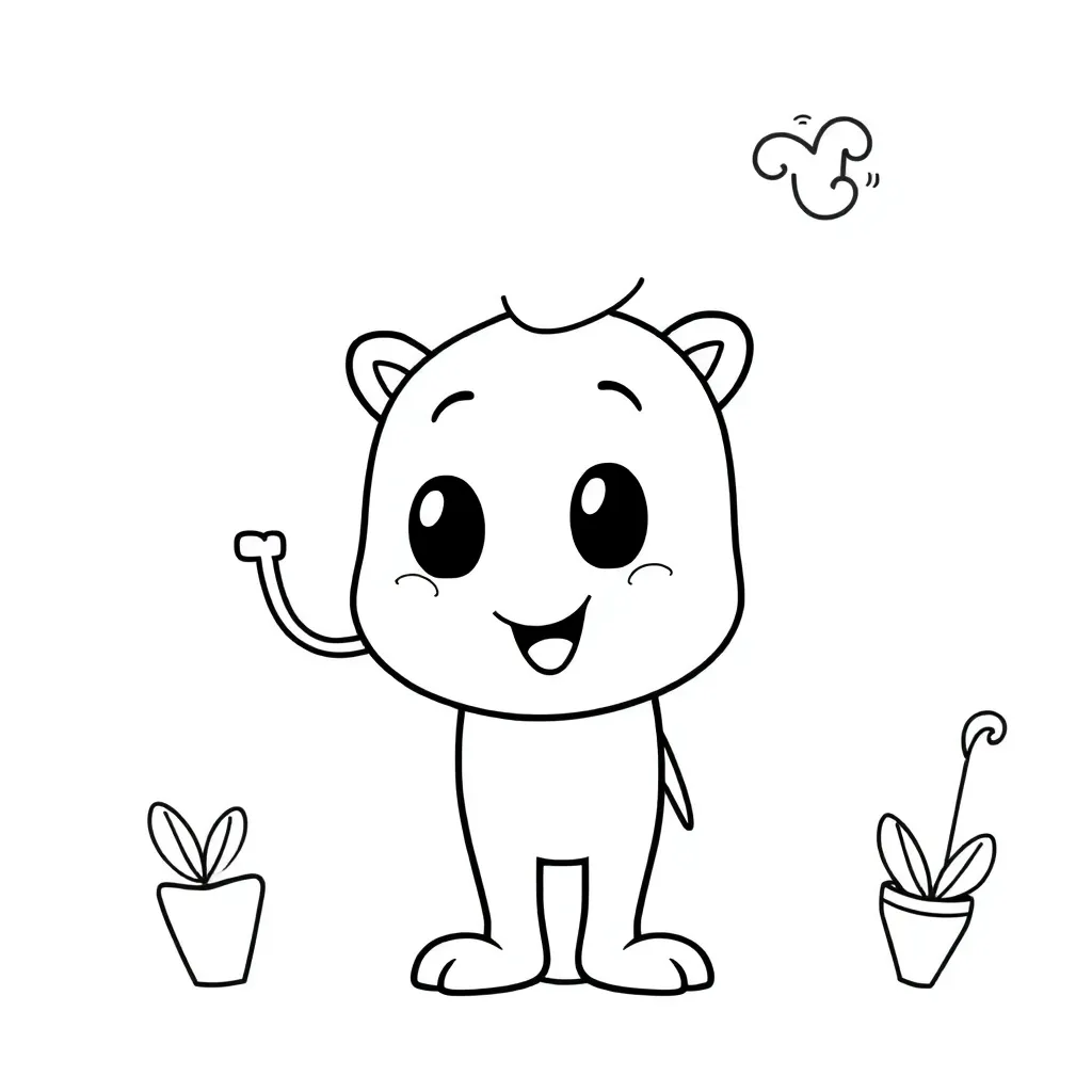 Childrens coloring page