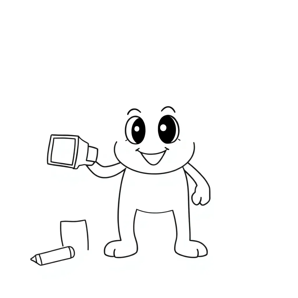 Childrens coloring page