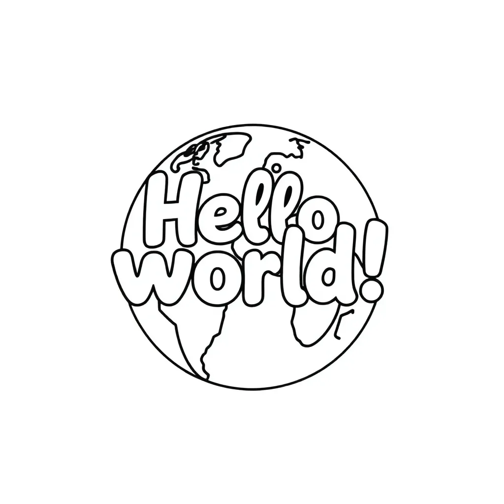 Childrens coloring page