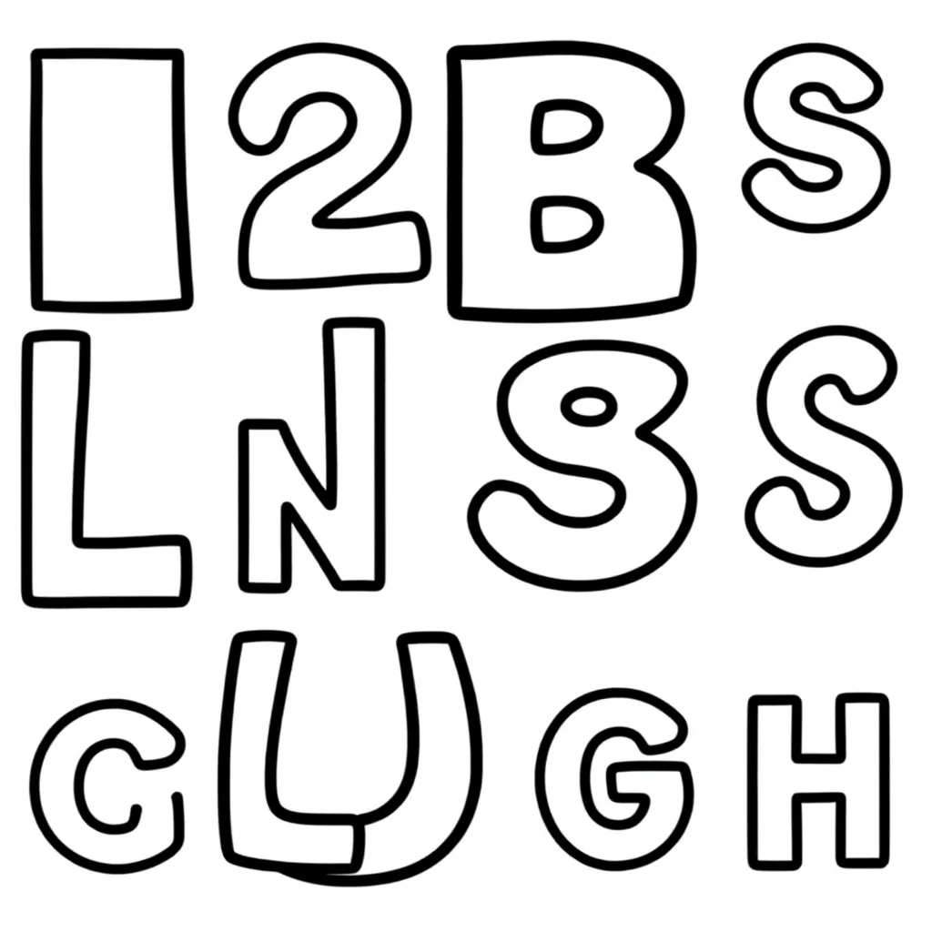 Childrens coloring page