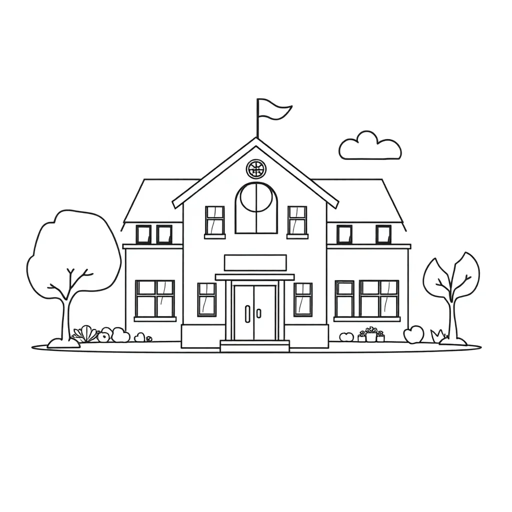 Childrens coloring page