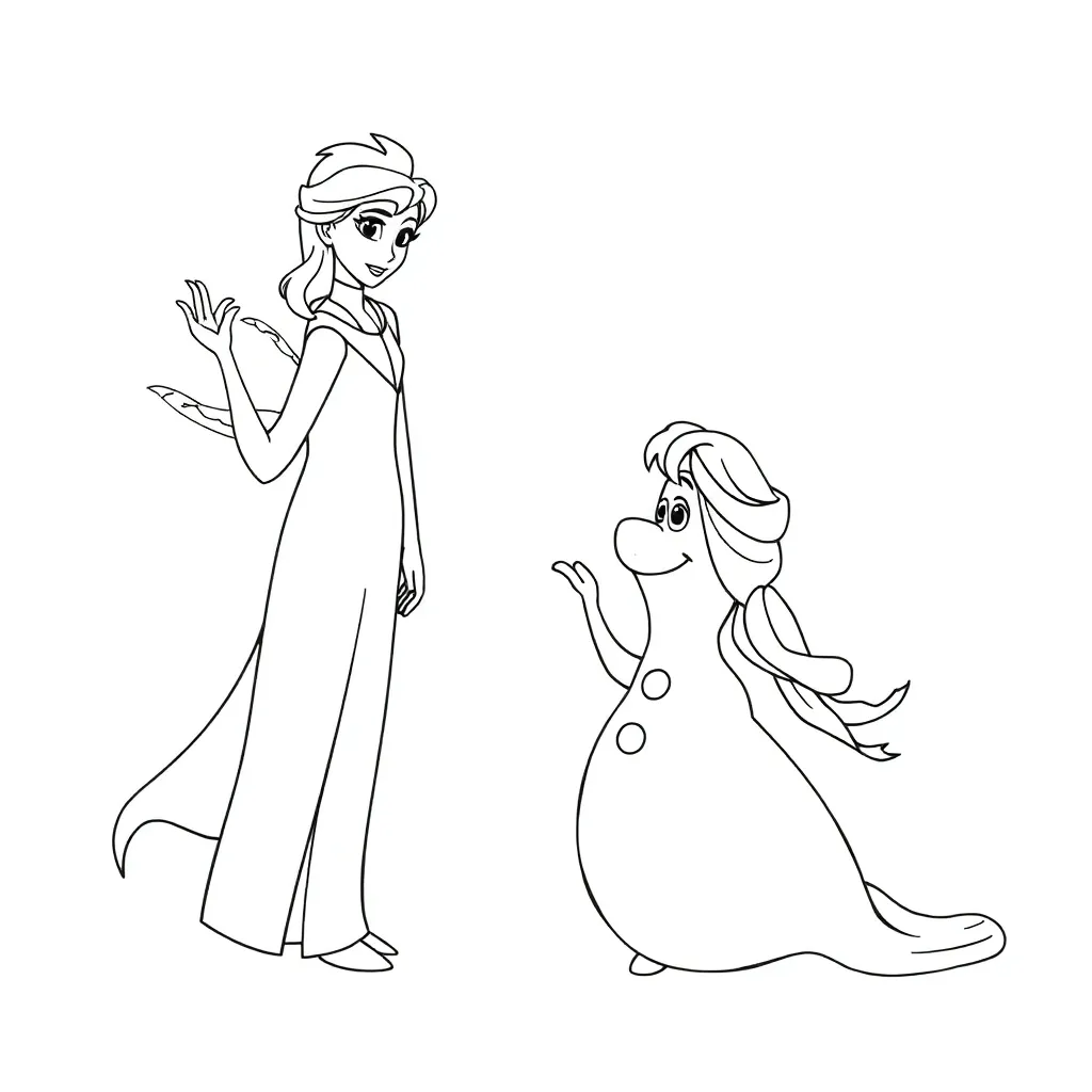 Childrens coloring page