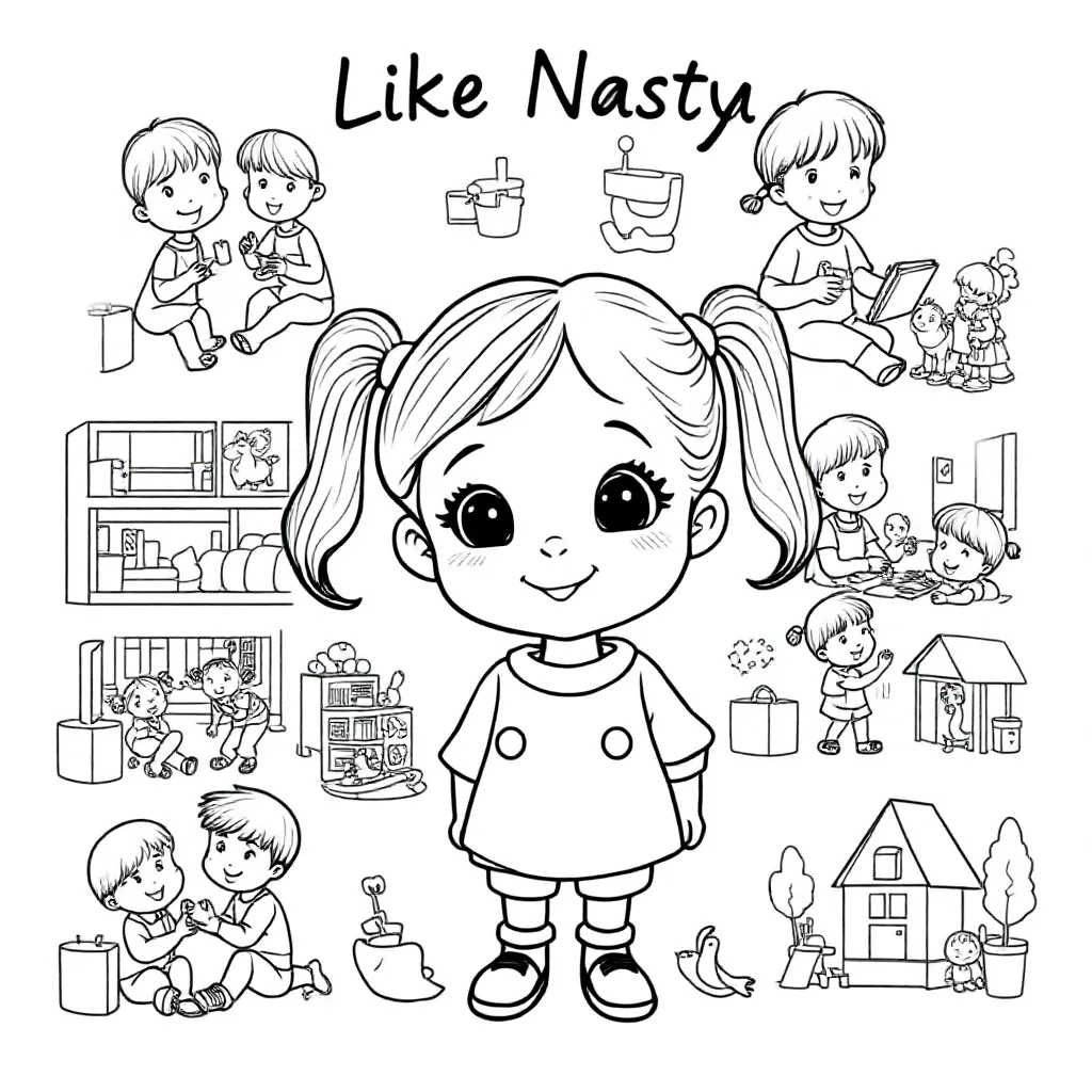 Childrens coloring page