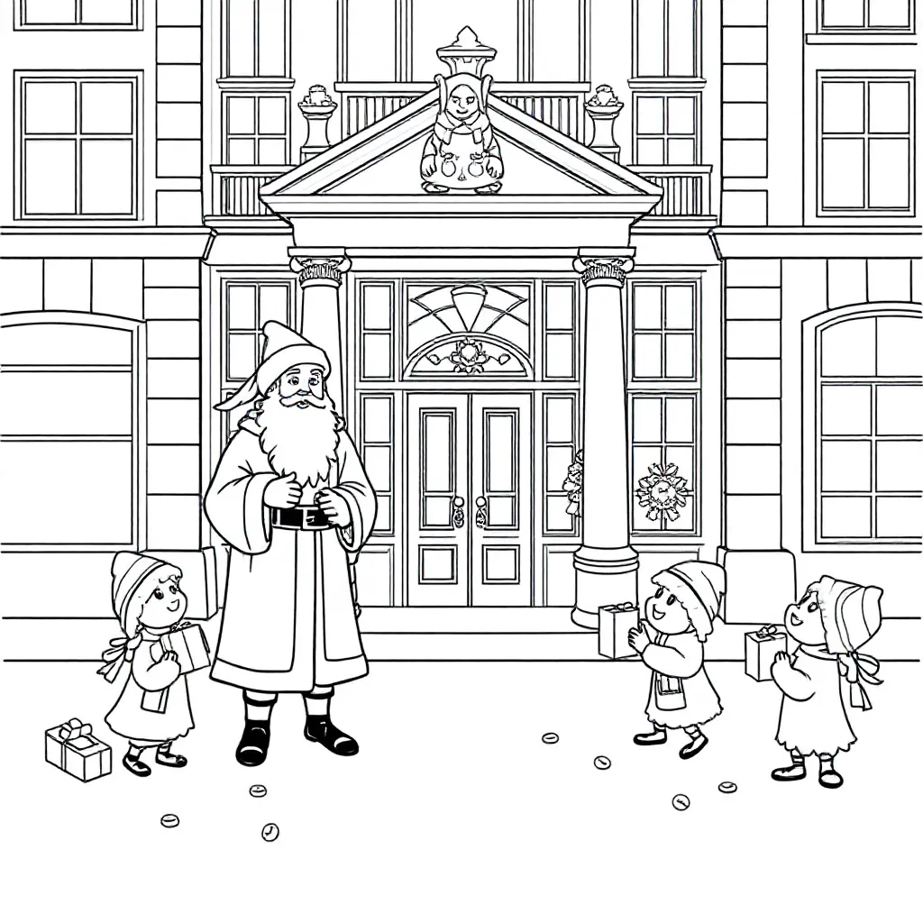 Free Printable Sinterklaas, Piet, Minerva Women, LST Mine Coloring Pages