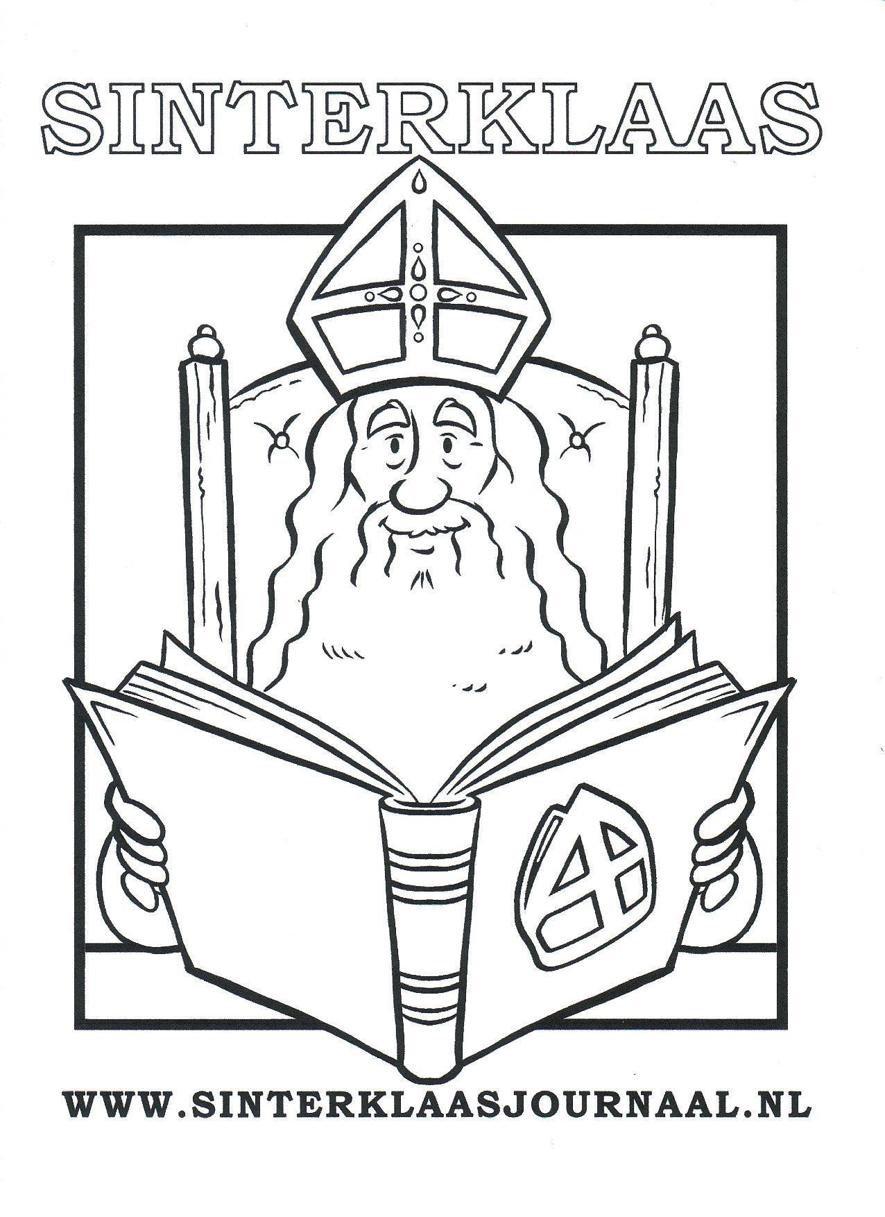 Free Sinterklaas Journal Coloring Page_04 Coloring Page for Kids