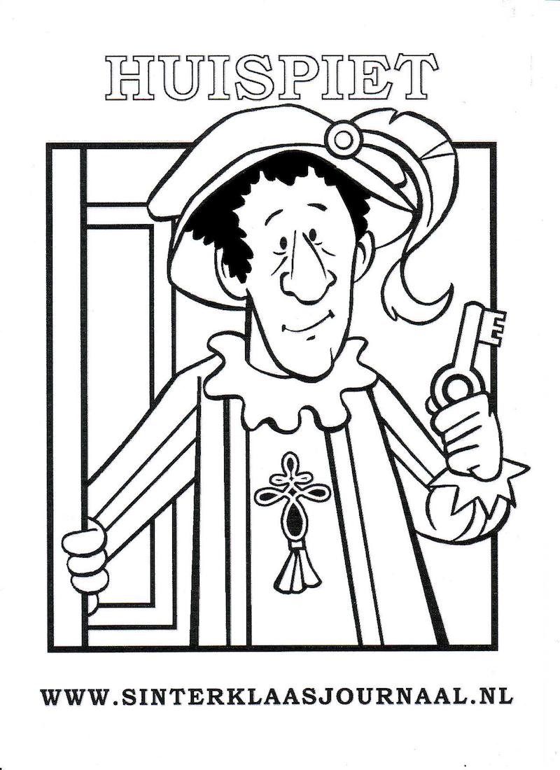 Free Sinterklaas Journal Coloring Page for Kids