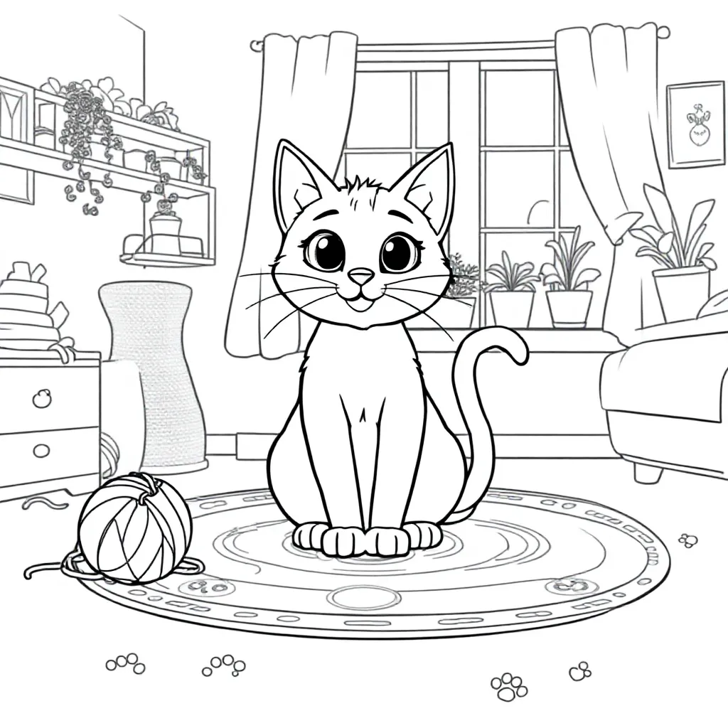 Childrens coloring page