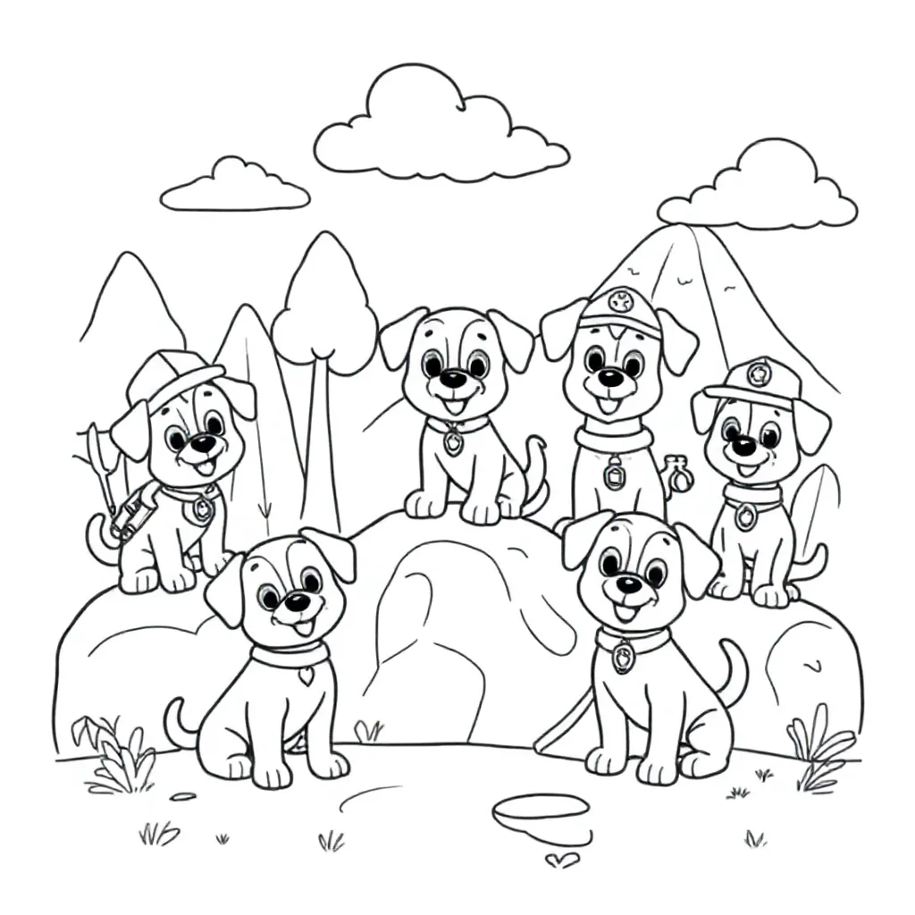 Childrens coloring page