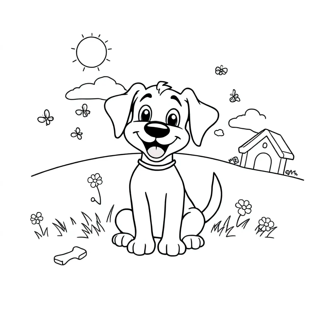 Childrens coloring page